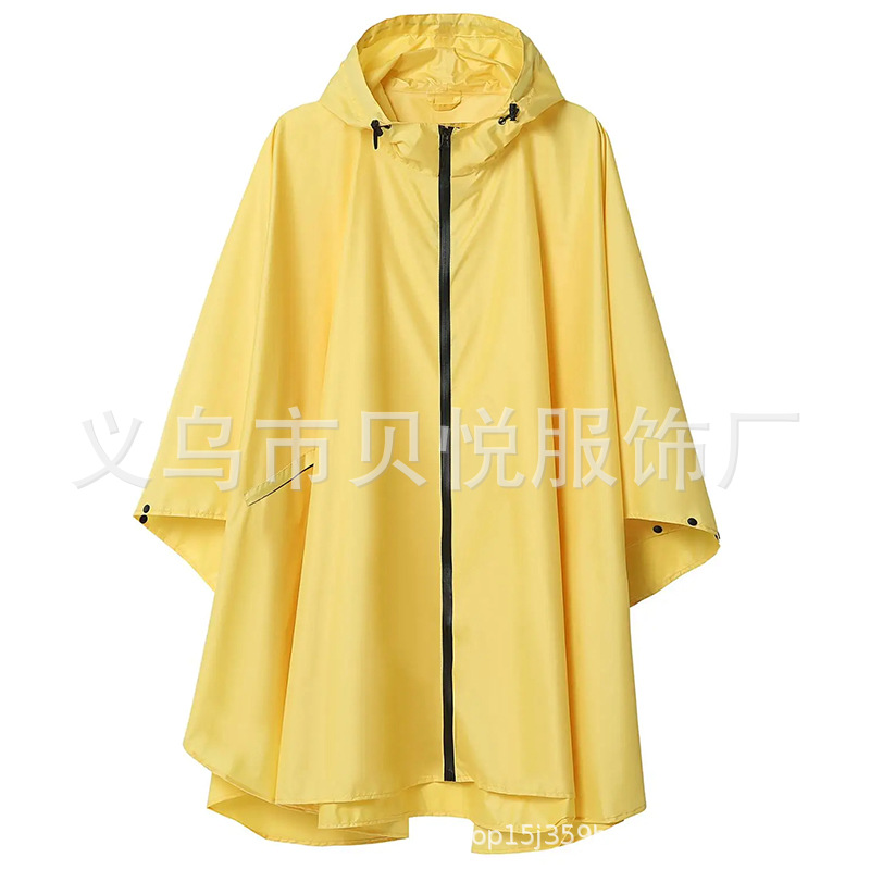 Poncho Impermeable Ligero Tipo Capa, Transpirable, para Ciclismo y Uso al Aire Libre image 30