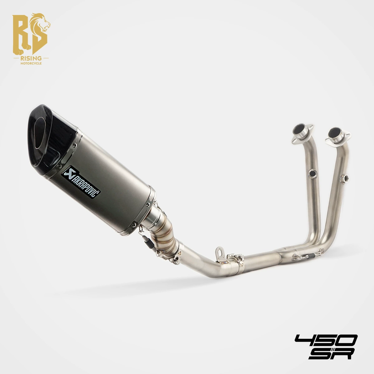 RS оригинальный подходит для Dongfeng 450SR/NK модифицированный мотоциклетный глушитель из нержавеющей стали с карбоновым волокном K10 полный срез