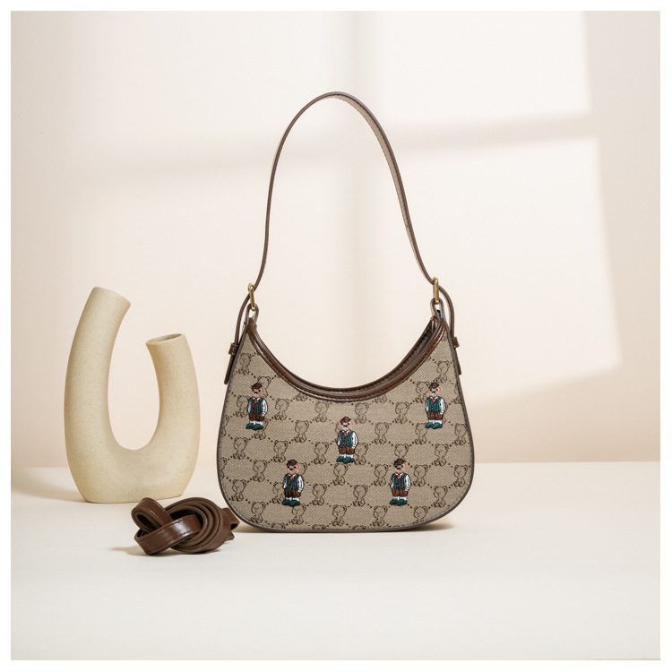 Shoulder Bag For Women Canvas Crossbody Bag Temperament Style_voghion.com