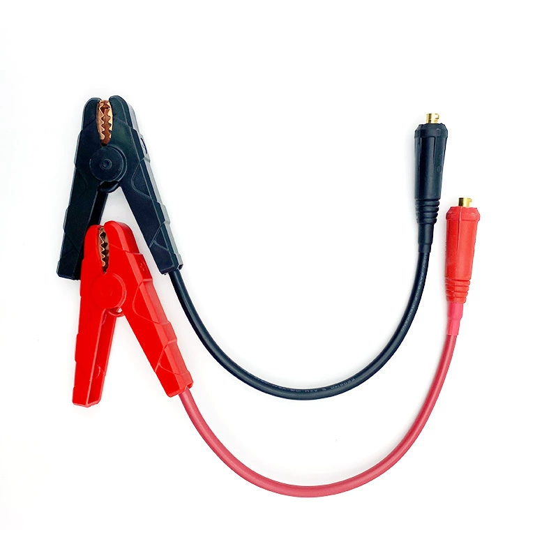 Европейский стиль 500A большой зажим для проводов UL1015 6AWG силовой шнур быстрый чистый медный зажим крокодиловый зажим для аккумулятора пластиковая кастомизация