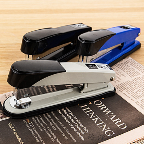 Deli stapler 50-page thickened stapler heavy-duty thick-layer stapler stationery 50-page student office stapler