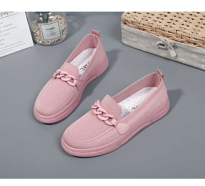Tanie 2023 nowe buty damskie wygodne Fly tkactwo buty sklep