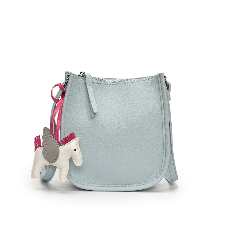 Hanfeng bolso de cuero suave para mujeres 2026 verano nuevo mini bolso de hombro bolso de viaje diario bolso