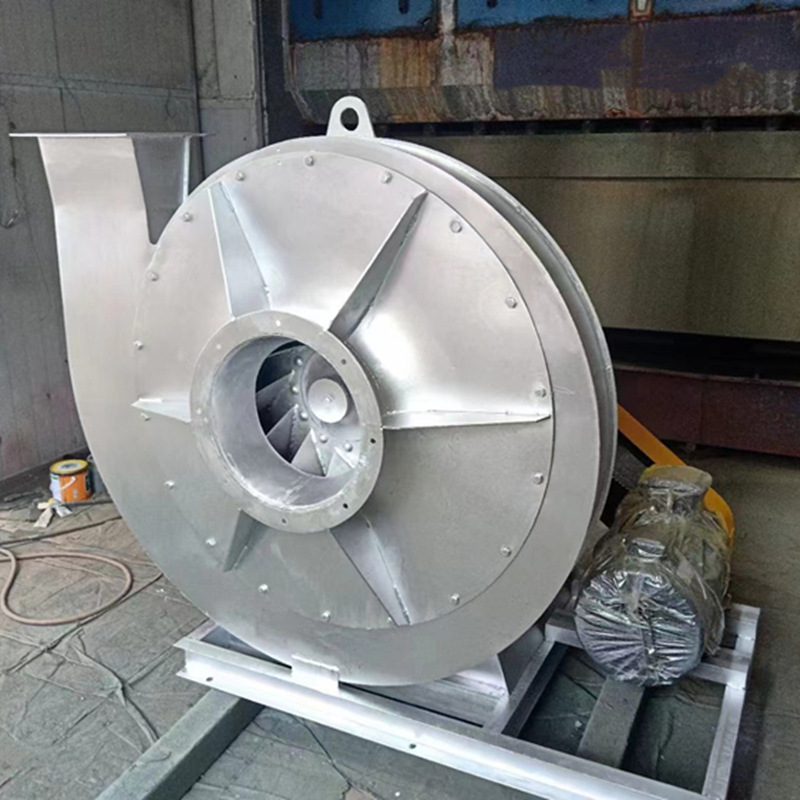 源丰牌不锈钢材质风机9-19-12.5D变频离心风机输送含水沥青烟气