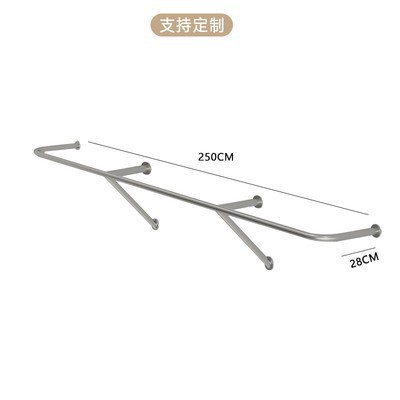 스테인레스 스틸 와이어 드로잉 길이 250cm (경사지지)
