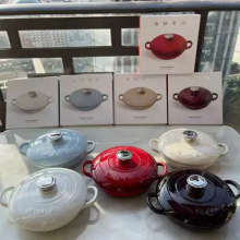 SM斯迈EG格海鲜锅珐琅锅家用炖汤锅26CM煲汤锅2.2升高品质铸铁锅