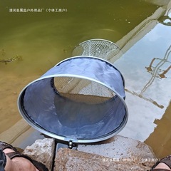 新しい黒いピット魚保護ネット、手作業で厚く、速乾性、引っ掛かり防止織り、Dali 馬漁師の魚保護ネットバッグ