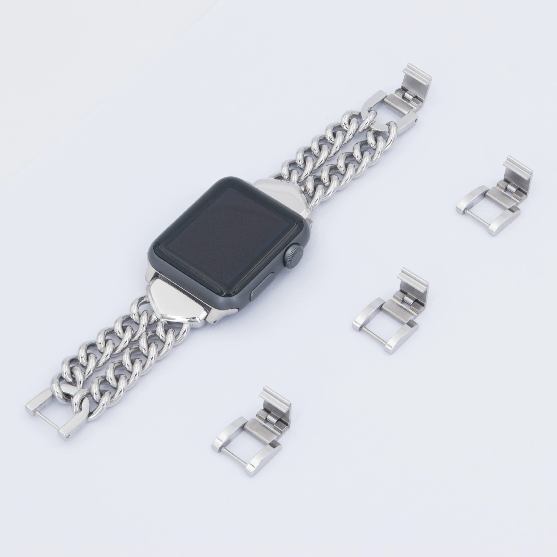 Стрела Apple, металлический ремешок для часов из денима