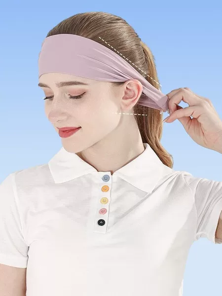 Cross-border anti-sweat headband for summer, cool and breathable, fitness anti-sweat hairband, sports headband wholesale