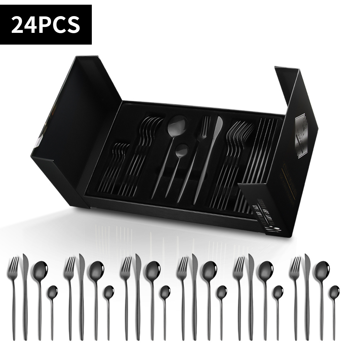 포르투갈 분할 선물 상자 블랙