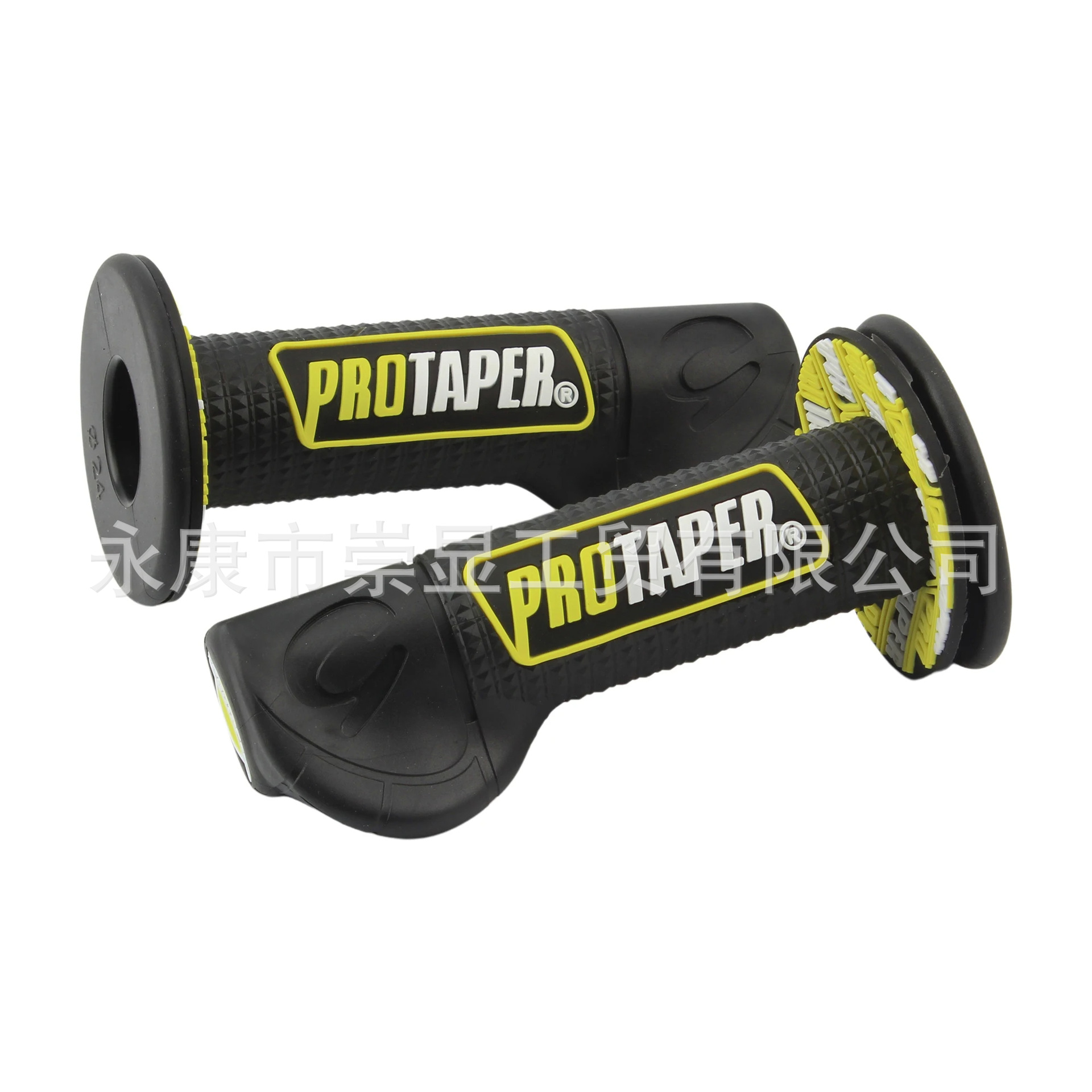 Universal Enduro Off-Road Motorcycle Handlebar Grips, Anti-Slip, Anti-Sweat, Shock-Absorbing, Wear-Resistant Modified Rubber Grip Accessories
