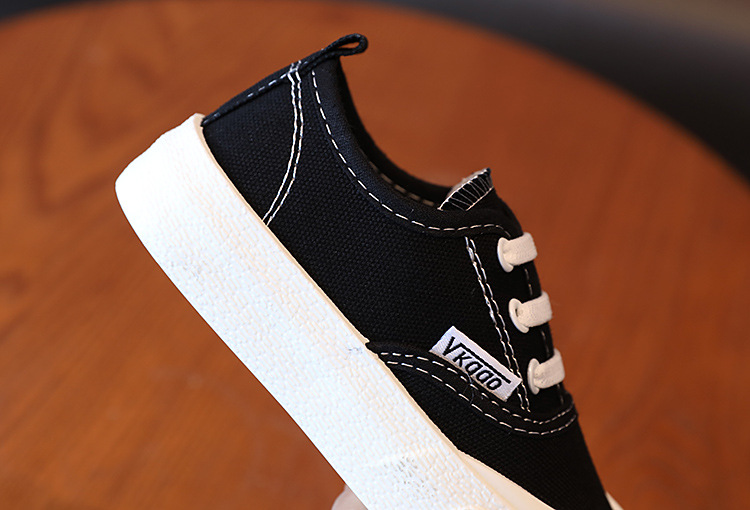 Children's Canvas Sneakers With Leopard Print For Girls_voghion.com