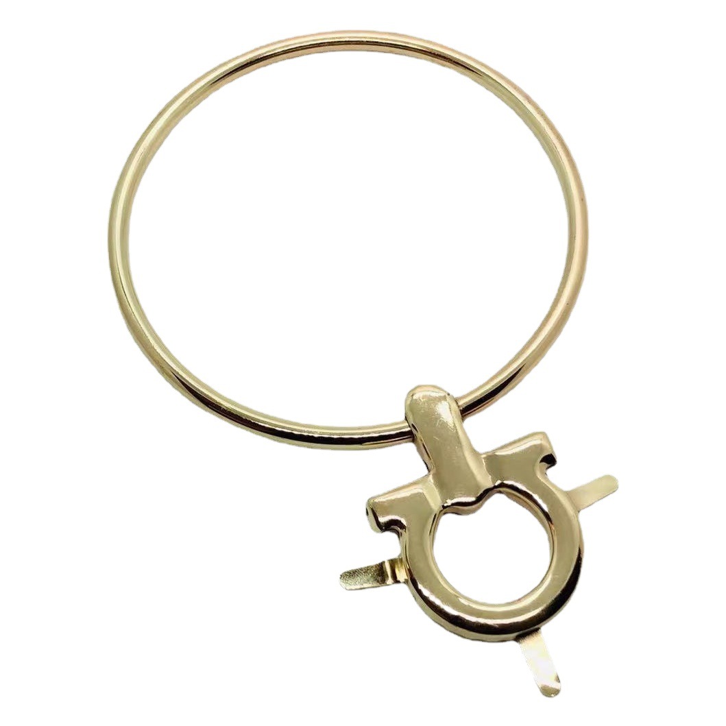 Factory Direct Sales, Luggage Hardware Accessories, Souvenir Round Ring Handles, Metal Handles, DIY Gift Box Handles