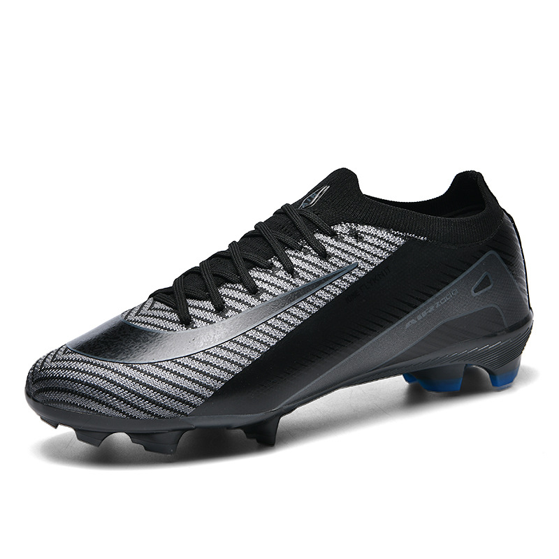 Cross-border temu zapatos de fútbol para niños Copa del Mundo Ronaldo adultos clavos transpirables antideslizantes zapatos de fútbol de entrenamiento profesional