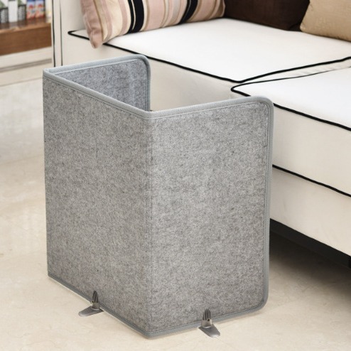 Calentador de oficina plegable para debajo del escritorio, calentador de pies triple con apagado automático y temperatura constante para uso doméstico. image 3