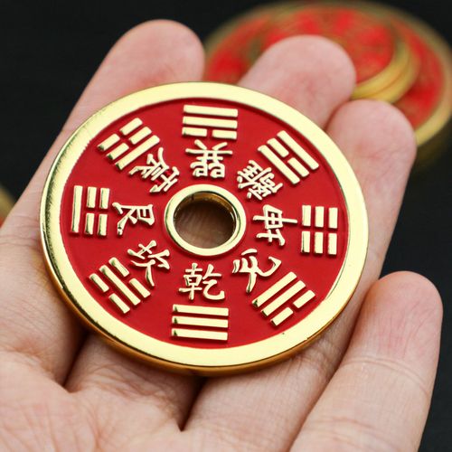 Ancient style alloy cinnabar mountain ghost money five emperors money gossip retro pendant antique coin mountain ghost money copper coin wholesale