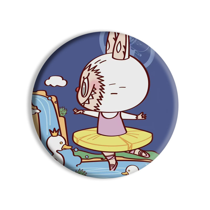 labubu かわいい漫画アニメーション周辺クリエイティブキャラクターバッジ|undefined