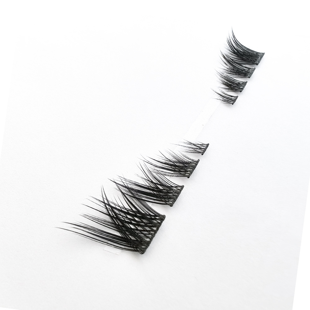Fábrica directa venta en caliente al por mayor pestañas falsas trilogía bajo las pestañas de flores de sol productos semiacabados puros pestañas salvajes