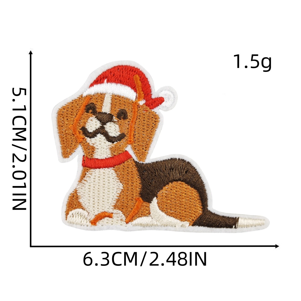 3g Weight Clothing Sticker Patches Classification 1 Piece, 1 Set Quantity Nonwoven, Polyester Material Christmas Festival Letter, Snowman, Snowflake Pattern Cute Style 1 Piece 1 Set Cute Letter Chrismas Snowman Snowflake Nonwoven Polyester Clothing Sticker Patches 7