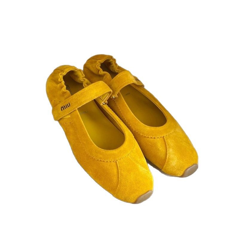 Versatile Women's Mary Jane Ballet Flats With Soft Sole & Velcro_voghion.com
