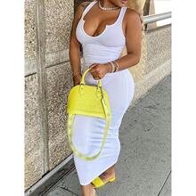 P 71548 Solid Sexy Bodycon Dress ��ɫ�Ըа���ȹŷ��