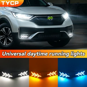 Universal avtomobil gündüz işıqları, kiçik təyyarə formalı LED DRL və ardıcıl dönmə siqnalları