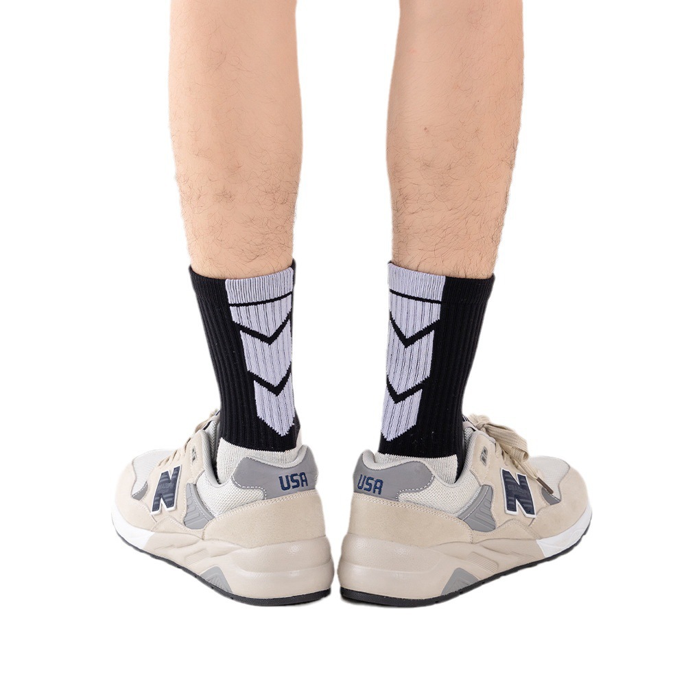 Football socks men's mid-calf socks sole non-slip dispensing towel bottom running socks basketball socks training professional sports socks