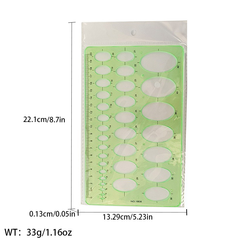 Regla de curva directa de fábrica Botón regla de arco regla de ropa regla de corte traje de regla de jaula de manga regla de tamaño colección