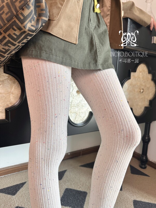 羊毛竖条咖啡色打底裤女秋冬季加厚保暖压力显瘦打底袜冬天连裤袜|undefined