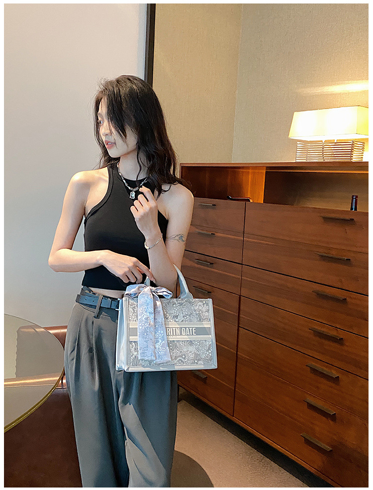 Bolso de mano para mujer nuevo 2024 bolso impreso de moda transfronteriza bolso de hombro de Cercanías de trabajo de alto grado