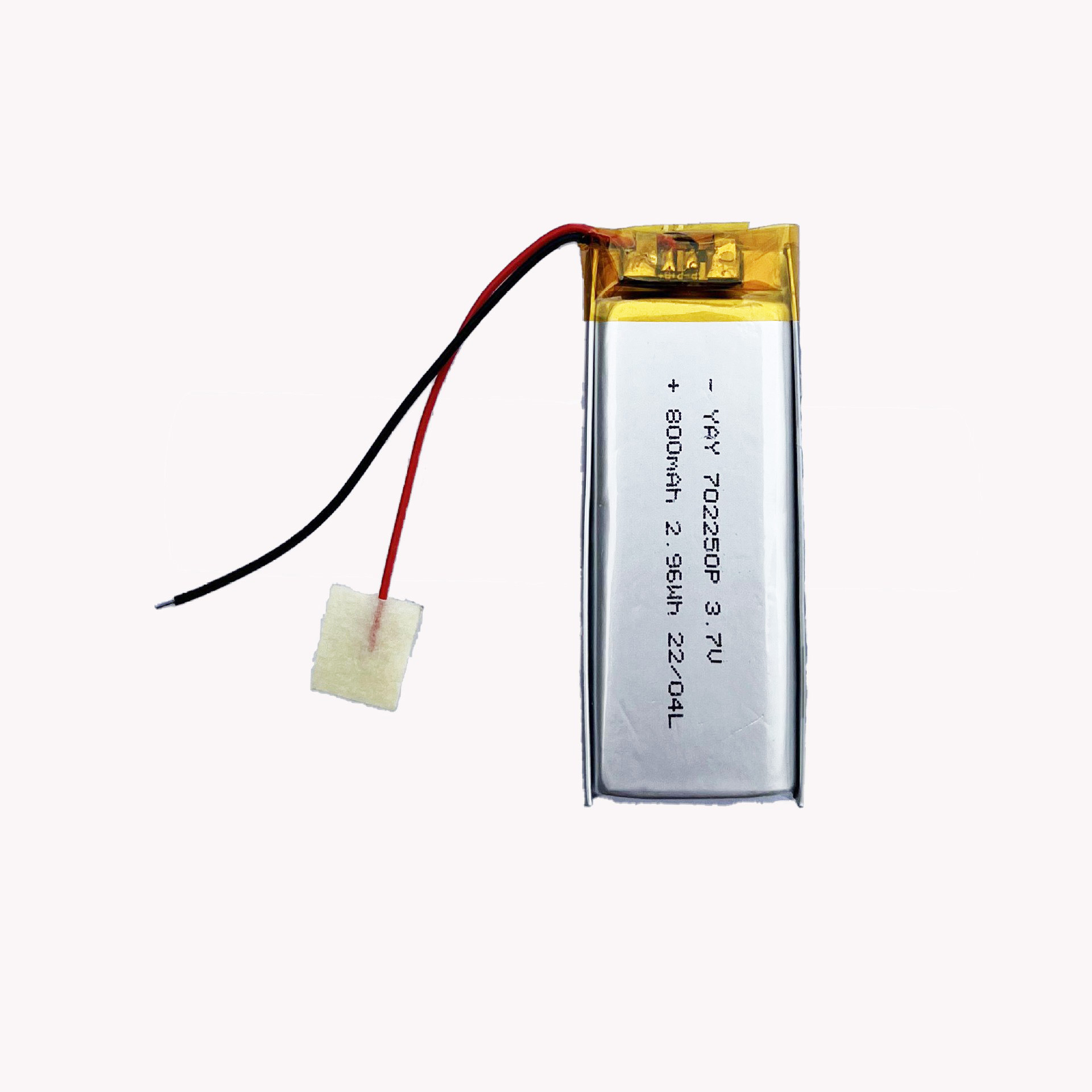 702250/800mAh (플레이트 및 와이어 추가)