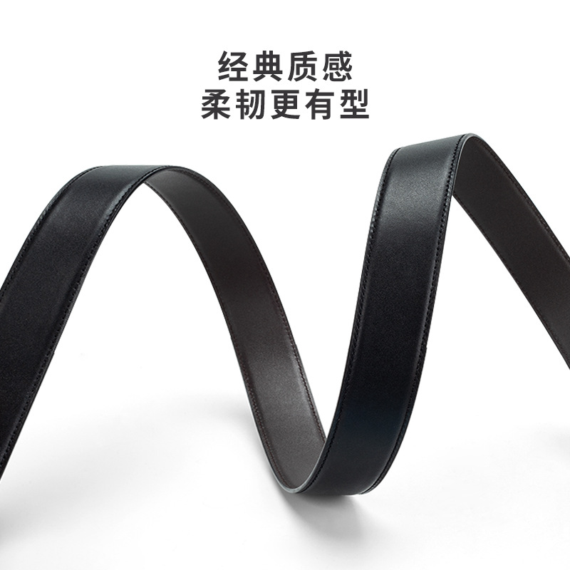 Cinturón de suministro directo de fábrica primera capa de piel de vaca de los hombres de los productos genuinos de negocios casual todo partido cinturón de cuero genuino de los hombres al por mayor