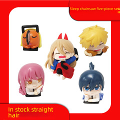 電鋸人手辦動漫睡眠電鋸人扭蛋擺件電次瑪奇瑪早川秋帕瓦模型