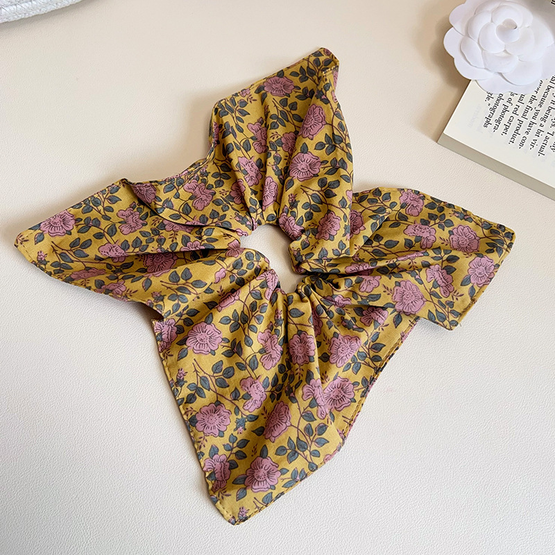 All Seasons Season Pastoral Women's Flower Cloth Hair Tie