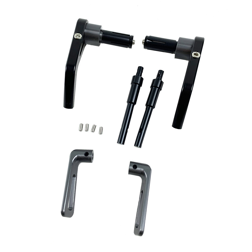 Cross-Border Universal Motorcycle Modified Brake Guard, Aluminum Alloy Horn-Shaped Handguard, Anti-Fall Protection Bar, Adjustable