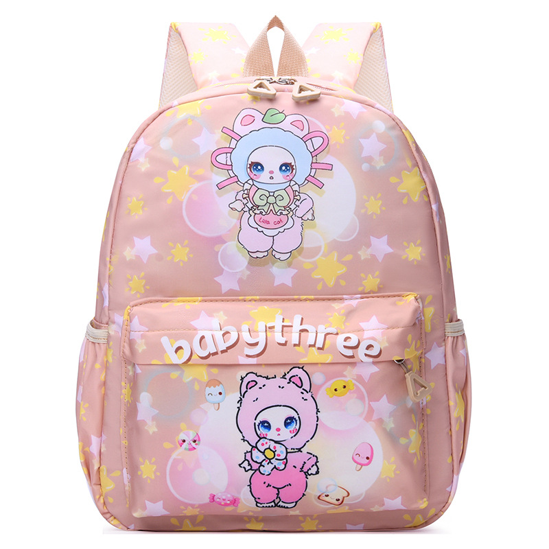 Mochila para niños de primer grado, jardín de infantes, nueva mochila de dibujos animados, mochila ligera para niñas lindas