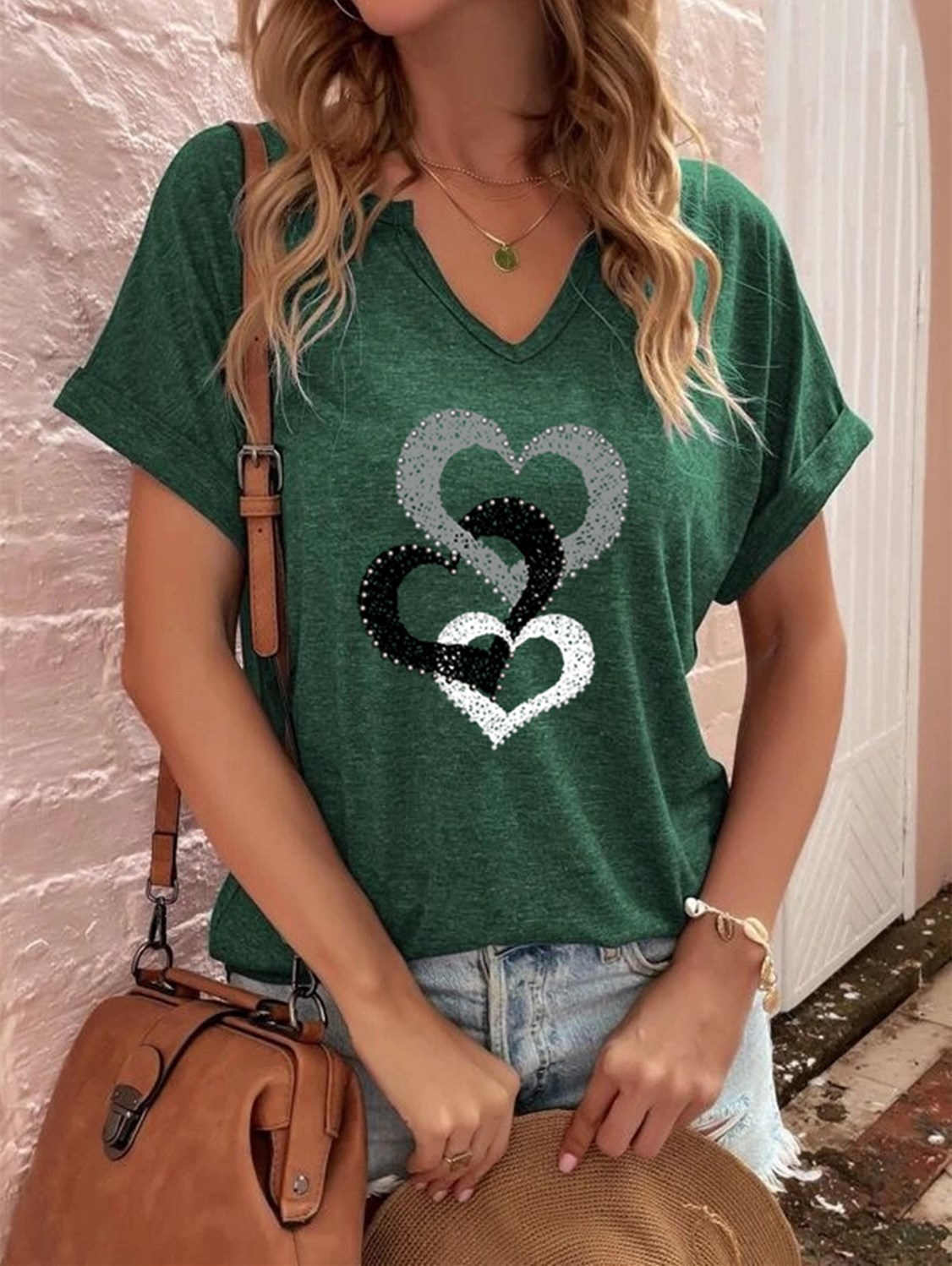 Women's T-shirt Love Print 7