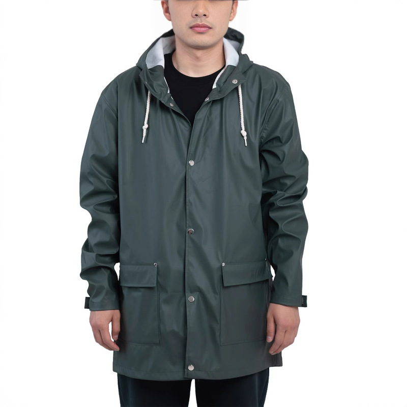 Foreign Trade Original Men's Business Urban Simple Windbreaker Jacket Outdoor Rain and Snow Loose Raincoat Waterproof and Breathable Foreign Trade Original Men's Business Urban Simple Windbreaker Jacket Outdoor Rain and Snow Loose Raincoat Waterproof and Breathable