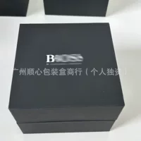 Коробка для часов Boss Boss, высококачественная коробка для демонстрации часов, черная упаковочная коробка, полный набор коробок для хранения часов BOSS Boss