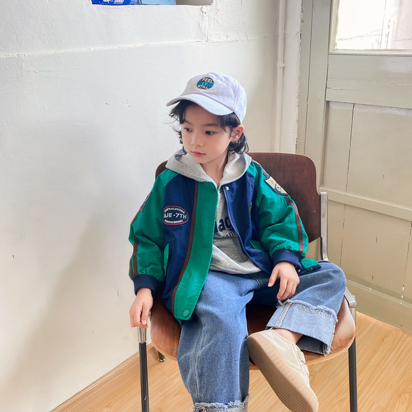 Autumn spring baseball uniform for boys