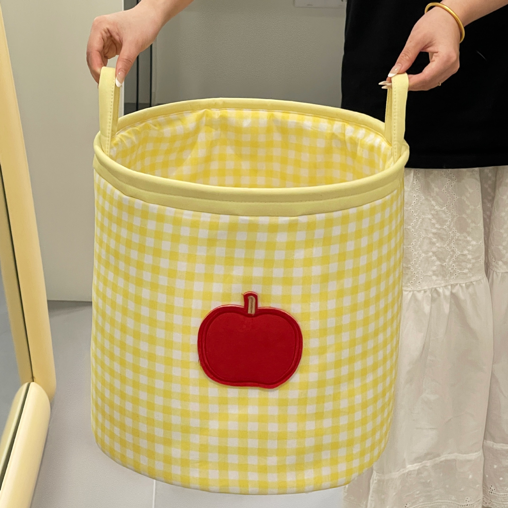 Diseño original canasta de ropa sucia plegable dormitorio doméstico canasta de almacenamiento de ropa miscelánea de baño gran capacidad canasta de lavandería