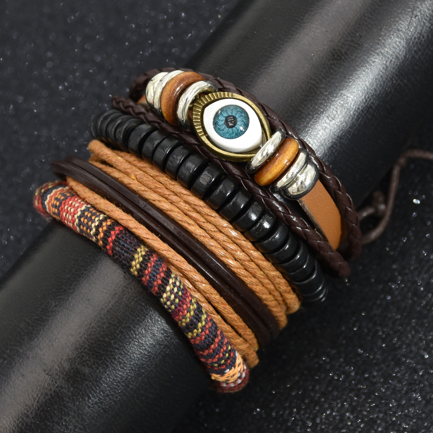 Fashion Geometric Alloy Unisex Bracelets 1 Set