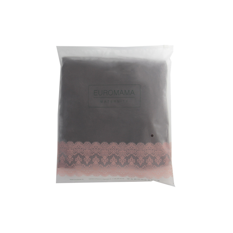 Customized Frosted Transparent Clothing Bags, Clothes and Towel Storage, Clothing Zipper Packaging Bags
