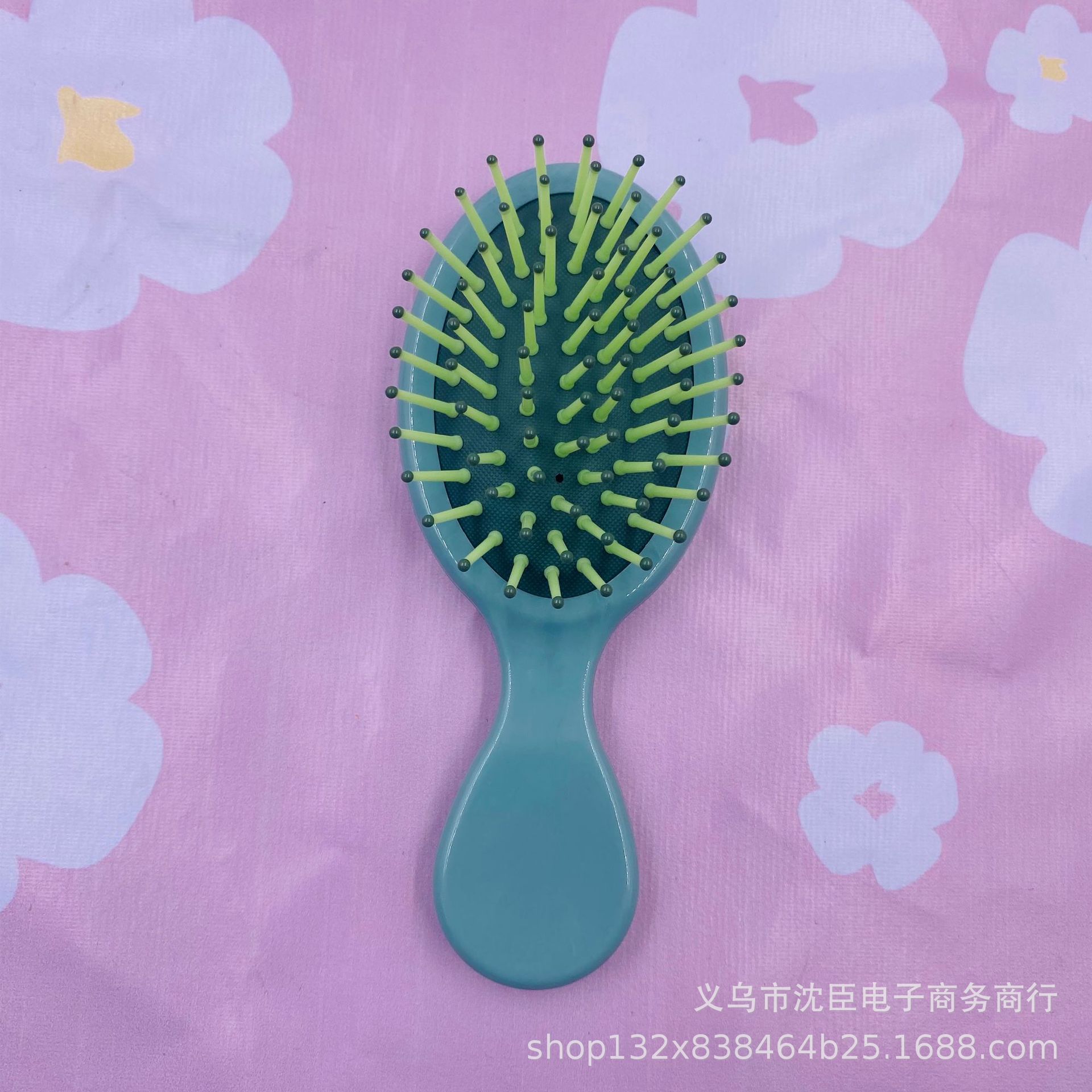 Nuevo color macaron cojín de aire peine airbag masaje peine lindo pelo liso plegable crema pegamento portátil peine color caramelo