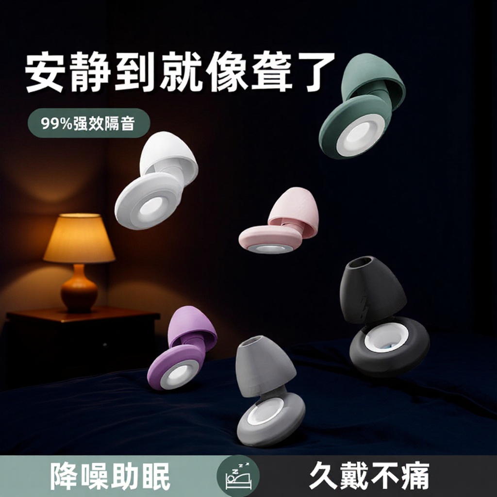 Explosivo transfronterizo profesional impermeable, reducción de ruido, silencioso, insonorizado, tapones para los oídos para dormir, diseño dividido, tapones para los oídos impermeables para la natación para adultos