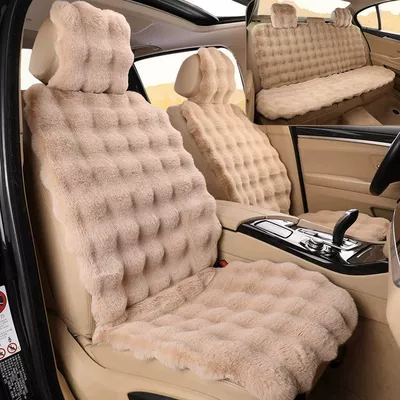 Bubble Velvet Car Seat Cushion, Universal Wool pad