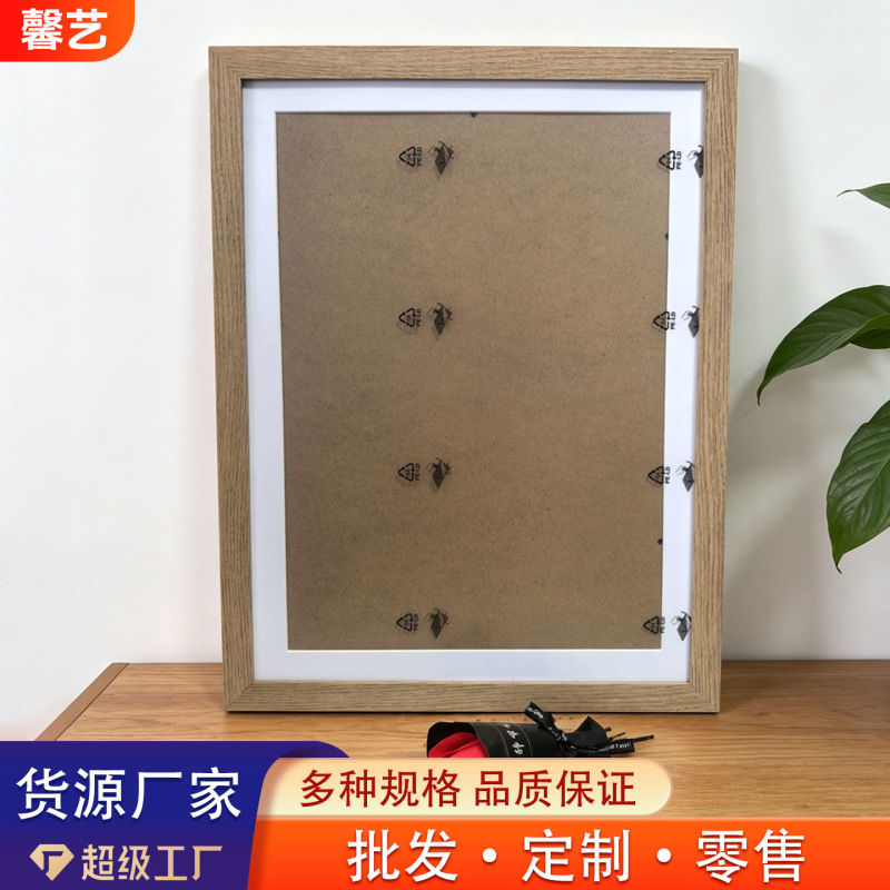 Multi-Color High-Quality Desktop Display Frame 16/A3 Standard Size Density Board Photo Frame Wall-Mounted Frame Art Picture Frame