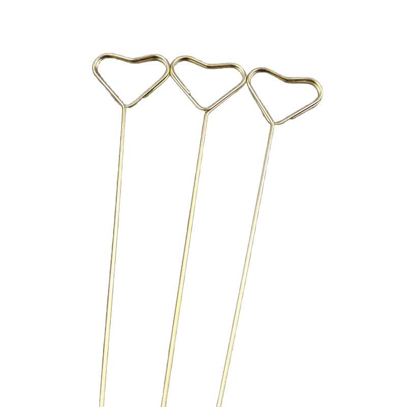 Cartulería de metal Material de embalaje de flores Nuevo soporte de tarjeta de segunda generación Embalaje de ramo Suministros de floristería Accesorios de flores de metal image 6