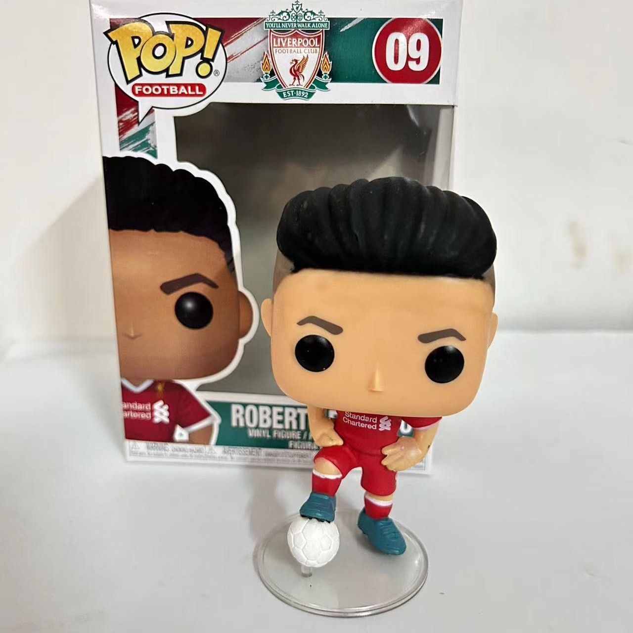 Figura de Acción POP, Figura de Fútbol del Manchester United y Liverpool, Modelo de Pogba, Salah, Ibrahimovic y Mané