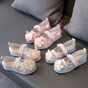 Ханьфу, детская обувь для девочек, милый кролик для принцессы, новая коллекция